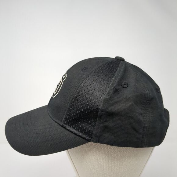 Husqvarna Strapback Hat Black One Size Adjustable Embroidered Port Authority - Picture 3 of 8